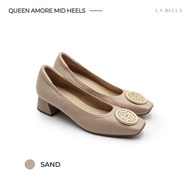 LA BELLA รุ่น LB AMORE QUEEN MID HEELS  - SAND