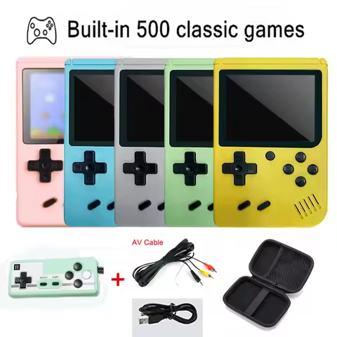 Built-in 500 Handheld Game Player 5.3-inch Handheld Classic arcade retro for Gameboy Output Emulator