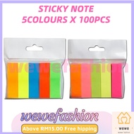 Sticky Note Memo Pad Fluorescent Note Sticker Post It Sign Here Sticky Notes