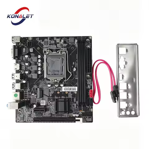 KONALET B75 Motherboard LGA1155 DDR3 Mainboard Support M.2 SSD Intel Core i3 i5 i7 2nd 3rd Gen CPU D