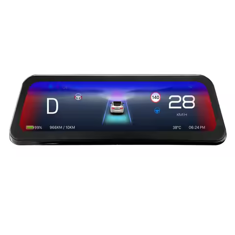Model Y Hud for Te sla Model 3 Instrument Cluser with Front Display Carplay Speedometer Head up High