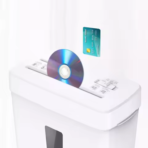 Paper shredder small household shredder office mini shredder DS02 electric paper shredding artifact 