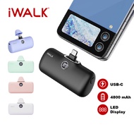 iWalk LinkPod P Mini Powerbank Portable Powerbank 4800mAh Type C 18W PD Fast Charging Power bank LED
