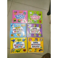 Children's creativity book made of cardboard, size 17.5 x 19.5 cm, contents 6 shape variations (ther