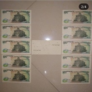 uang missprint rare langka salah cetak bukan misscut atau salah potong