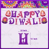 [Hot Sale] Happy Diwali Banner Deepavali Themed Party Decorations Banner for Festival of Lights Party Hindu Diwali Party Decoration