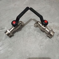 Black Handle Water Faucet 2-way Ball Water Faucet 2 Way Tap