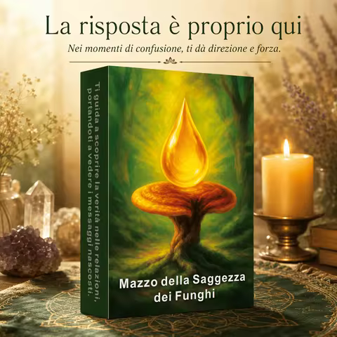 Italian Mushroom Wisdom Oracle Card, 48 Tarot Cards, Divination Tool, Energy Guidance, Relationship 