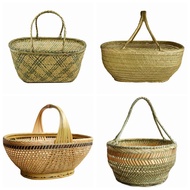 Pure Handmade Agricultural Vegetable Basket Soil Storage Basket Basket Egg Vegetable Fruit Basket