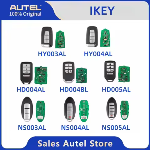 Autel IKEYHD004AL/HD004BL/HD005AL/NS003AL/NS004AL/NS005AL/HY003AL/HY004AL Universal Smart Remote Key