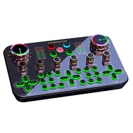 (KUEV) K600 Sound Card Professional Live Broadcast Equipment Accessory Audio Sound Card Mixer Computer Universal