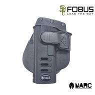 Fobus GLCH Roto Paddle Active Retention Holster (LEFT HANDED) for Glock 17, 19, 19X, 45, 22, 23, 31,