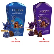 Godiva Chocolate Domes 120gr Milk Chocolate Crispy Hazelnut Chocolate Kriuk Double Chocolate Dark Ch
