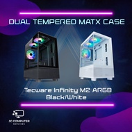 Tecware Infinity M2 ARGB Black White PC Computer Desktop Case Chassis