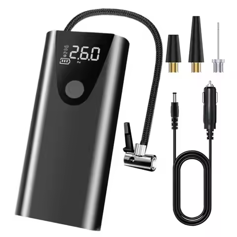Portable Car Tire Inflator Air Pump For Car Tires Air Compressor Rechargeable Air Pump Tire Air Comp
