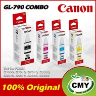 Canon GI 790 GI790 GI-790 All Color Refill Ink G-Series CYMK SET 4 Bottles GL-790 GL790 GL 790 For G