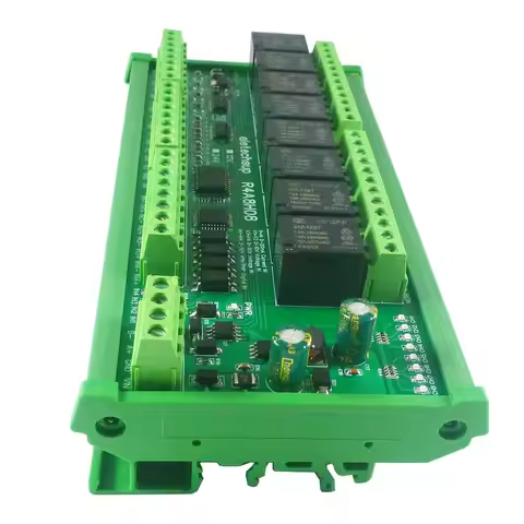 4-20MA 0-10V Current Voltage Collector R4A8H08 8DO 4DI 8AI RS485 Modbus RTU Multifunction Relay Modu