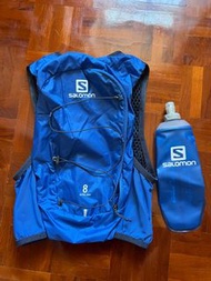 Salomon backpack 連水樽 8L active skin