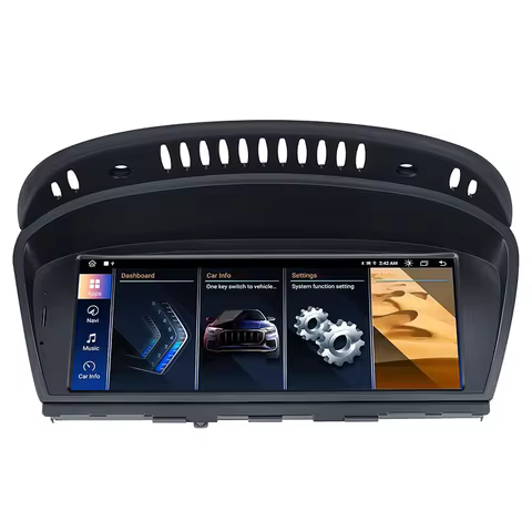Android Car radio for BMW E60 E61 E63 E64 E90 CCC system Carplay Android Auto, Bluetooth, SWC, rear