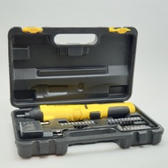 Global House STANLEY ไขควงไฟฟ้าไร้สาย 4V.+ชุดอุปกรณ์ 30 psc. SCS4K-B1 สีเหลือง รับประกันของเเท้!