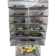 F1 IXO Formula One 1/43 F1 Racing Alloy Model with Display Box with History Book F1 Collection scale
