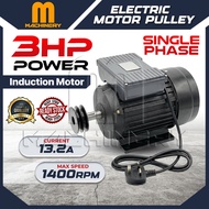 M.Machinery YL100L-4 Electric Motor Power With Pulley 3HP (2.2kW/1400rpm) Single Phase Induction Mot