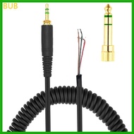 BUB Coiled Headphone Cable with 3 5MM and 6 5MM Plug for DT 770 770PRO 990 990PRO