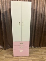 《大淡水二手精品傢俱》IKEA 粉紅兒童衣櫃