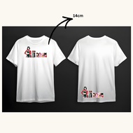 DTF PRINTING A5 SIZE (14CM - 15CM) BLACK PINK THEME