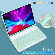Keyboard Case with Pen Holder for iPad Pro 11 / iPad Air 11 / iPad 11 / iPad 10 / iPad 10.2 7th 8th 