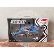 Assembling toy Visa Cash App Rb Vcarb 01 F1 Supercar Model - Smart puzzle