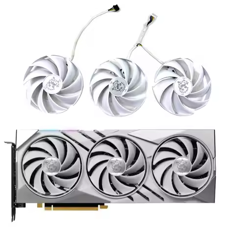 NEW 87MM 4PIN Cooling Fan PLD09210B12HH RTX4060 TI GPU FAN For MSI GeForce RTX 4060 Ti GAMING X SLIM