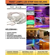 LED STRIP LIGHT METER 5050 PER METER LED STRIP 5050 COMPLETE LED STRIP LIGHT PACKAGE/, JUST PLUG IN