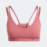 adidas Training & Gym & Training Yoga Studio Luxe Light-Support Bra Women Pink HR3039