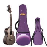 ACOUWAY YMT 26inch Cutaway Ukulele Tenor Ukelele ukalele 2A Solid Mahogany top glossy finish Canada DAddario string for professional player with optional Acouway convas bag Four String Guitar Musical instruments