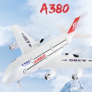 A380เครื่องบิน RC แอร์บัส2.4กรัมของเล่น REMOTE CONTROL pesawat ปีกคงที่โมเดลเครื่องบินกลางแจ้งสำหรับเด็กเด็กผู้ชายเด็กผู้หญิงของขวัญผู้ใหญ่