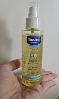Mustela baby oil (with avocado oil)