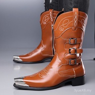 {Large Size Men's Fashion Martin Boots Knight Boots Martin Boots Knight Boots Fashion Boots