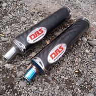 Exhaust DBS 2Stroke Stainless Carbon Type Only - Muffler DBS 2Stroke Exhaust Stainless Carbon blue T