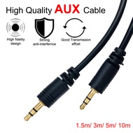 1.5M/3M/5M/10M High Quality 3.5 mm Jack Audio Cable  3.5mm Aux Cable