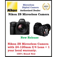 Nikon Z8 Mirrorless Camera with 24-120mm f/4 Lens + 1 year Nikon Singapore Warranty)