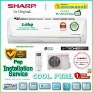 Sharp 1.0hp Inverter Air Conditioner AHX10BED &amp; AUX10BED J-Tech Inverter ((5 Star Energy Rating))