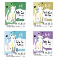 Belif Tofu Cat Litter 6L Pasir Tofu Belif 6L