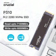 Crucial P310 SSD 500G/1T/2T M.2 2280 PCIe Gen4 NVMe Internal SSD, Up To 7100 MB/S, Gaming For Laptop