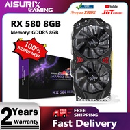 【Hot Sale】AISURIX 100% NEW Graphics Cards AMD RX580 8G For GDDR5 GPU RX 580 8GB 256Bit 2048SP Comput