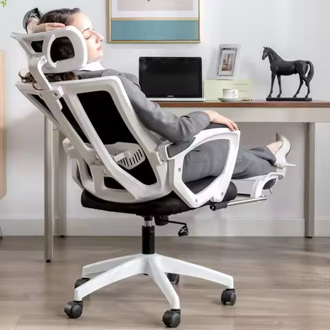 Classic Office Chair Computer Chair Swivel Chair Conference Chair Backrest Mesh Chair Headrest Chair