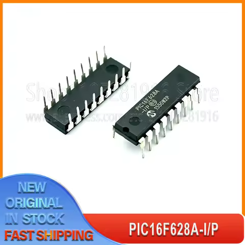 1~20PCS/LOT PIC16F628A-I/P PIC16F628A 100%New&Original PIC PIC® 16F Microcontroller IC 8-Bit 20MHz 3