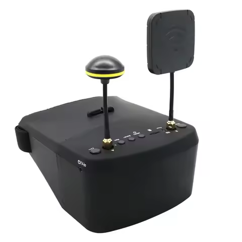 EV800D 5.8G 40CH 5 Inch 800*480 Video Headset HD DVR Diversity FPV Goggles With Battery For RC Model