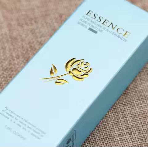 Hot Stamping Gold Silver Cosmetic Printing Packaging Paper Box,UV Protected cosmetic packaging boxes