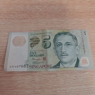 新加坡幣紙鈔5元